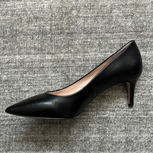 Louise et Cie Black Leather Heels, Size 8 1/2